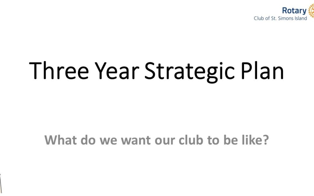Three Year Strategic Plan